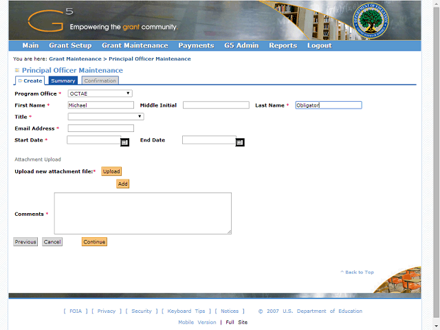 Screen image of this step