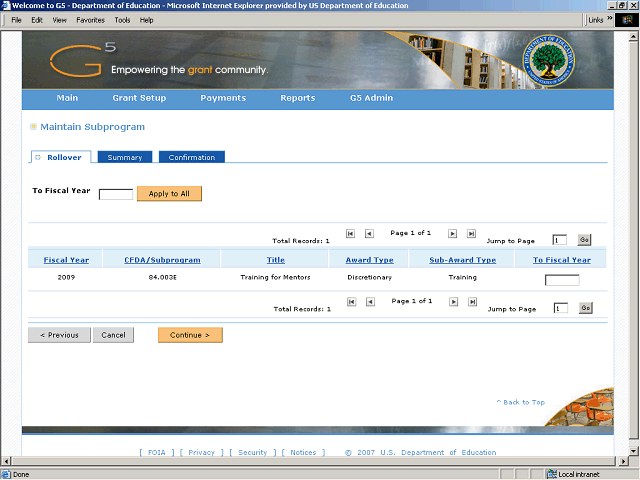 Screen image of this step