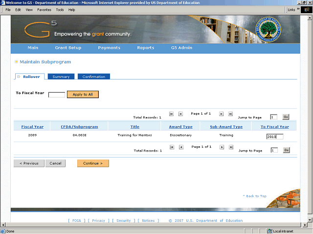 Screen image of this step