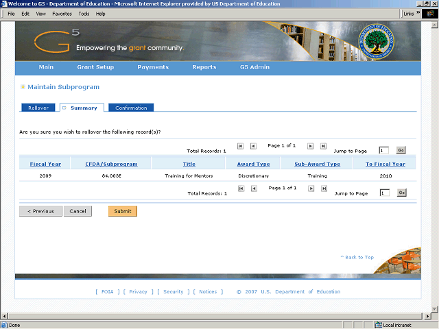 Screen image of this step
