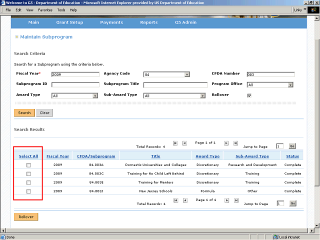 Screen image of this step