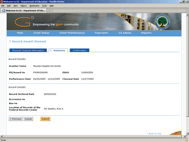 Screen image of this step