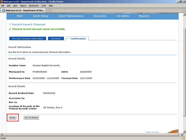 Screen image of this step