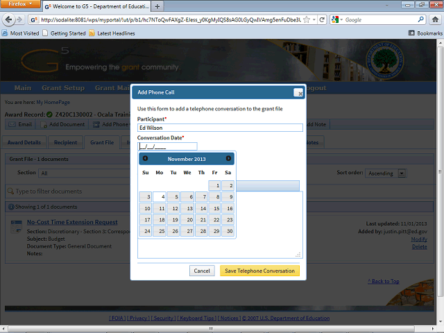 Screen image of this step