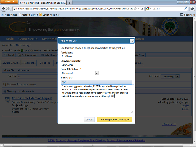 Screen image of this step