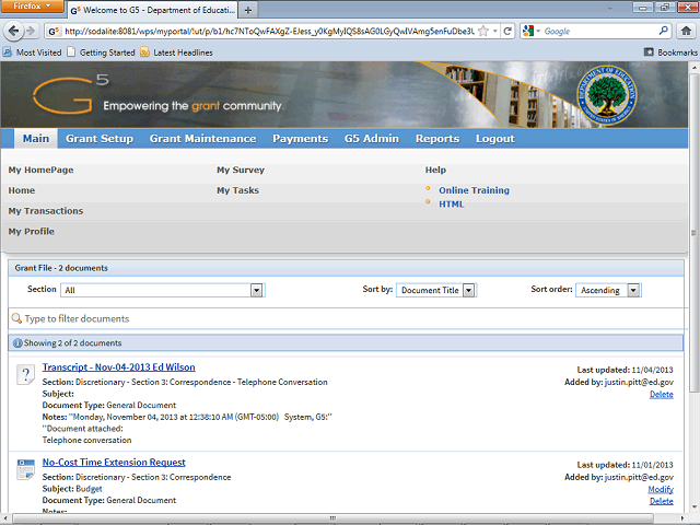 Screen image of this step