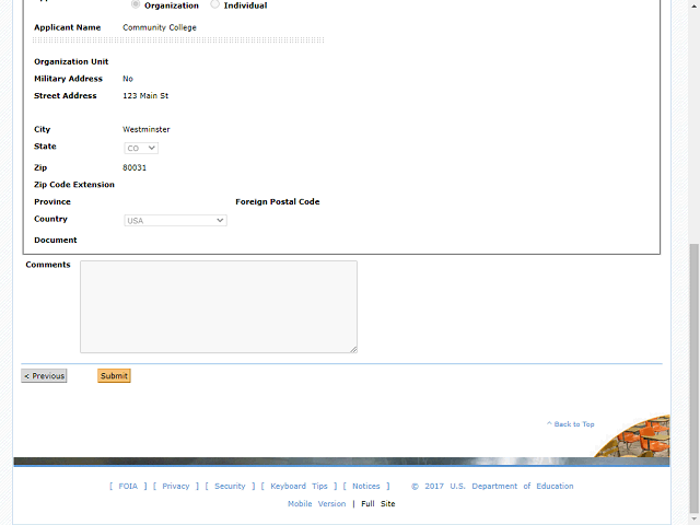 Screen image of this step