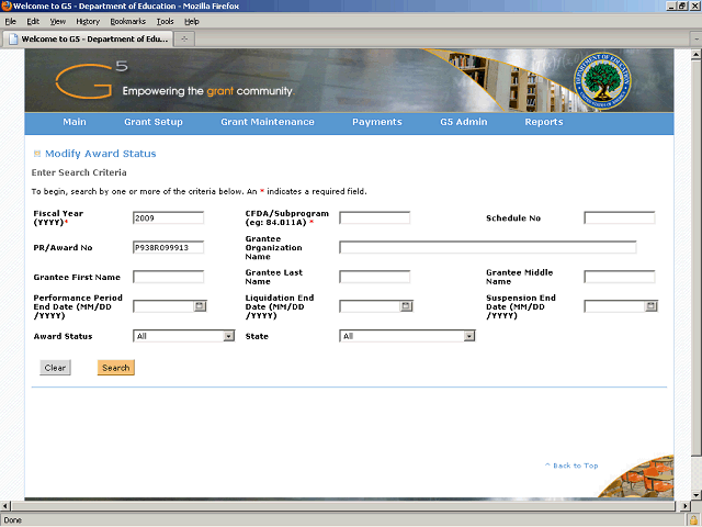 Screen image of this step