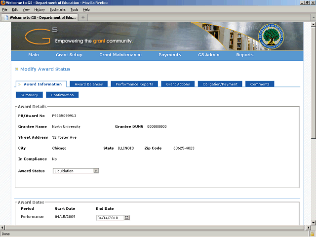 Screen image of this step
