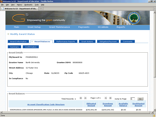 Screen image of this step