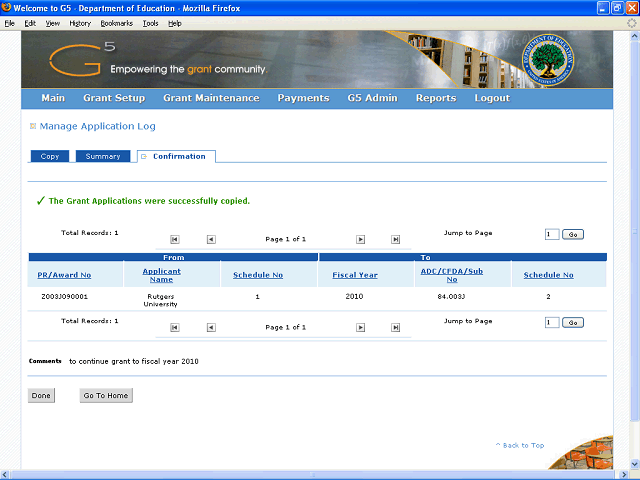 Screen image of this step