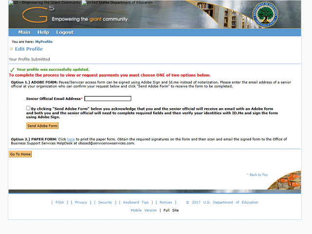 Screen image of this step