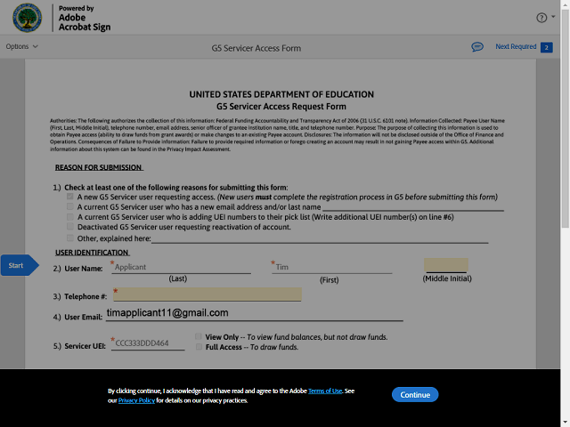 Screen image of this step
