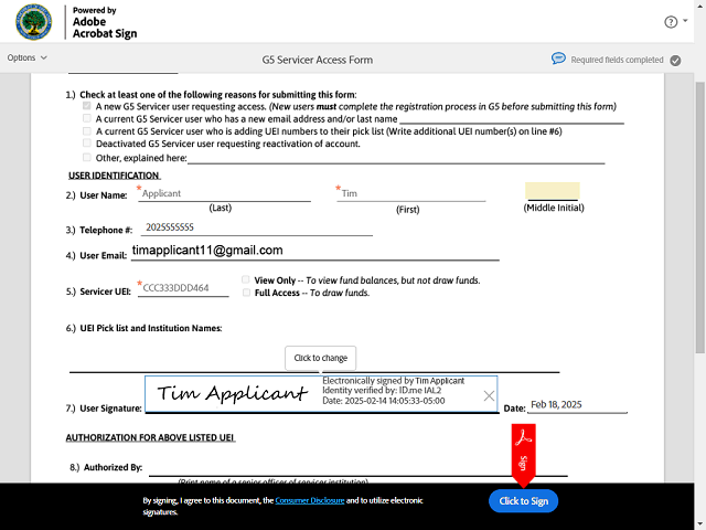 Screen image of this step