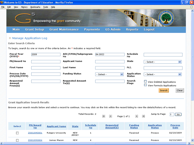 Screen image of this step