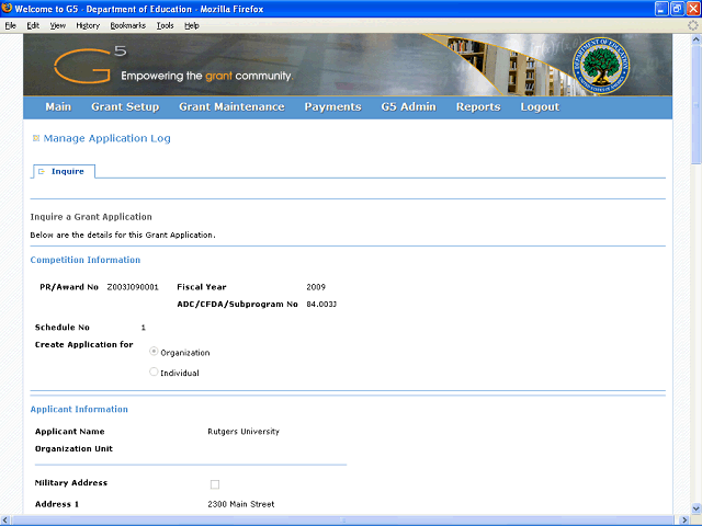 Screen image of this step