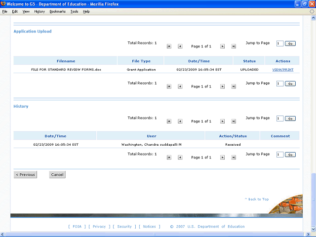 Screen image of this step