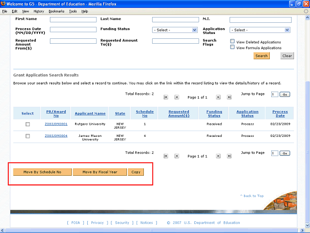 Screen image of this step