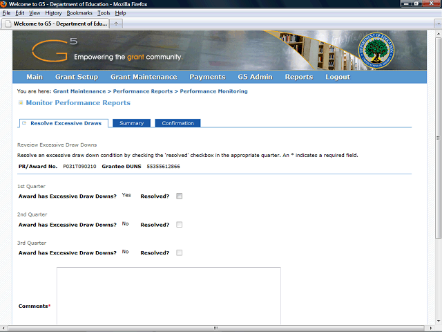 Screen image of this step