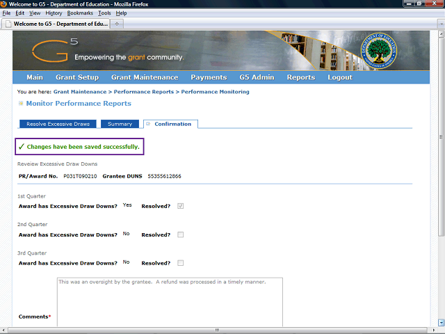 Screen image of this step