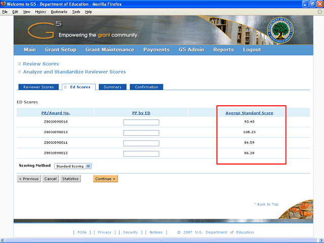 Screen image of this step