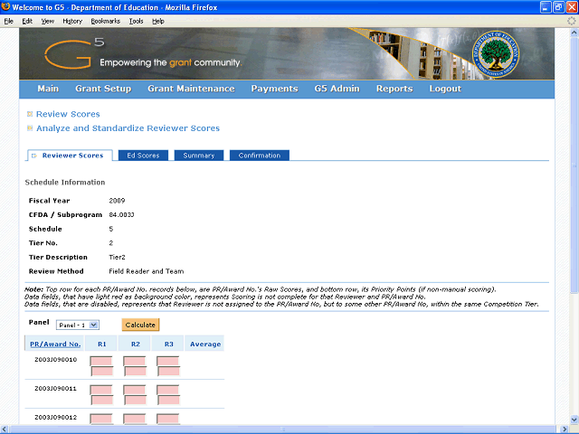 Screen image of this step