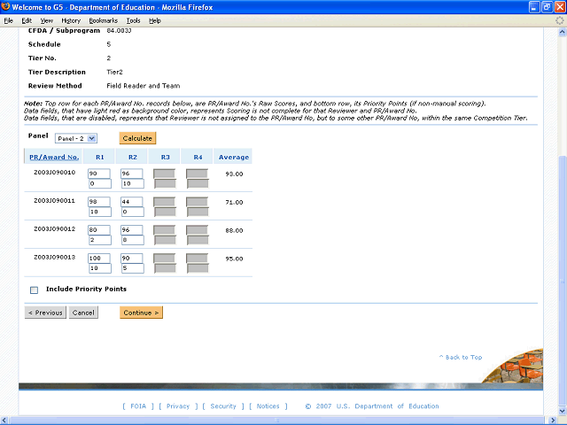 Screen image of this step