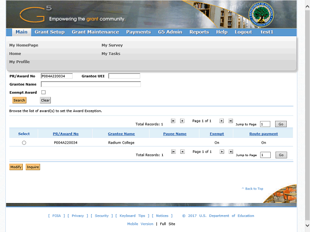 Screen image of this step