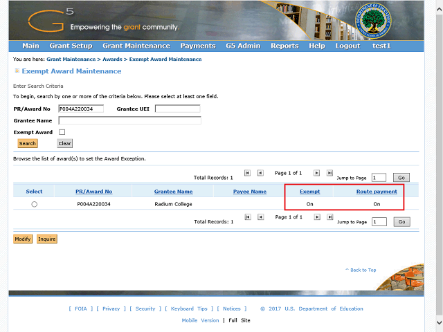 Screen image of this step