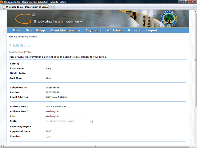 Screen image of this step