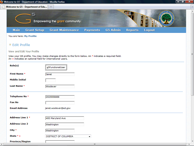 Screen image of this step