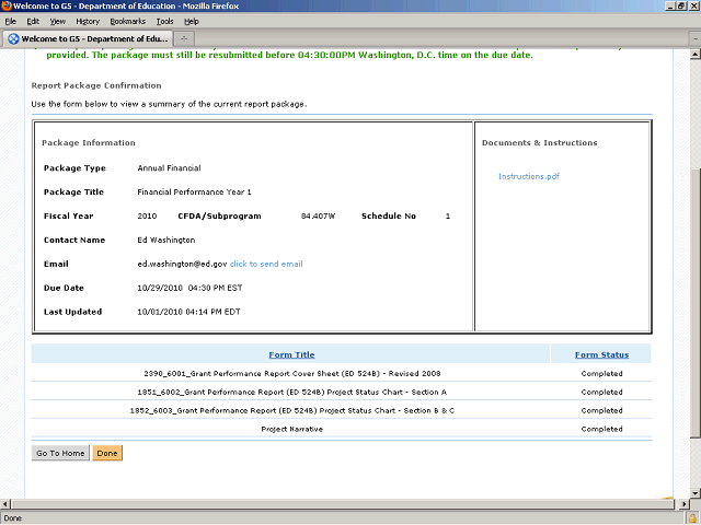 Screen image of this step