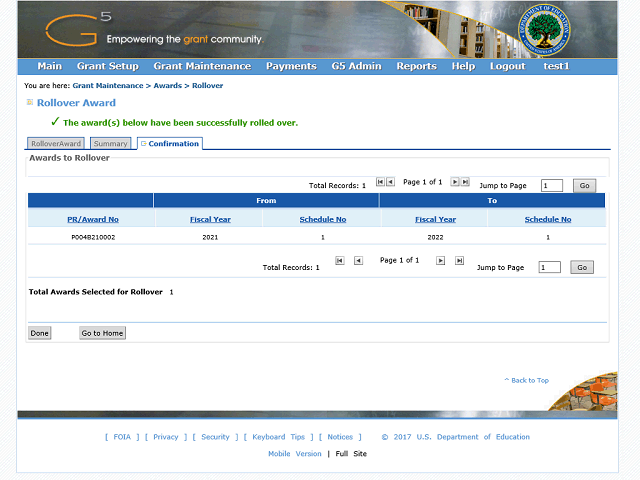 Screen image of this step