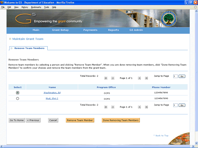 Screen image of this step