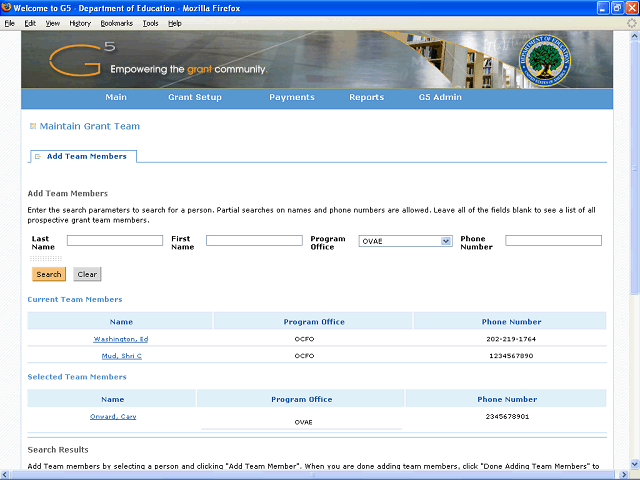 Screen image of this step