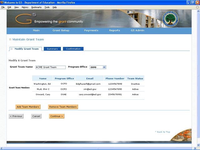 Screen image of this step