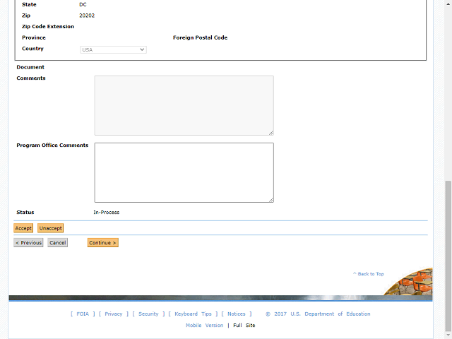 Screen image of this step