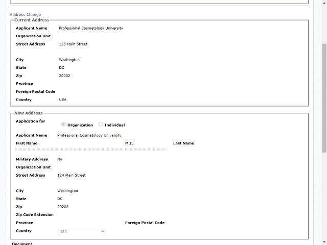 Screen image of this step