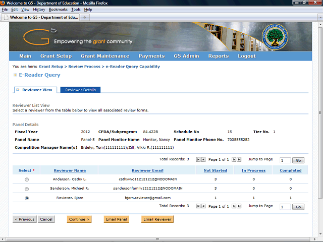 Screen image of this step