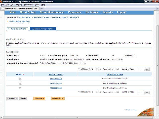 Screen image of this step