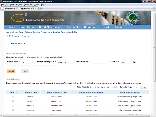 Screen image of this step