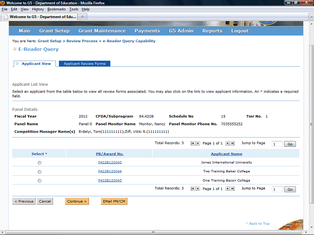 Screen image of this step