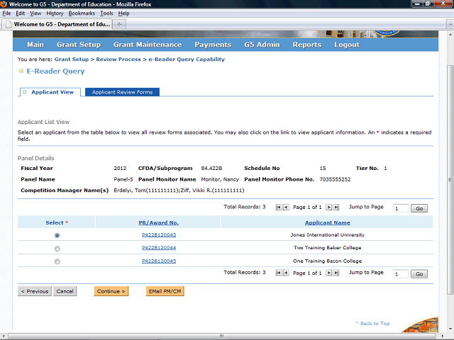 Screen image of this step