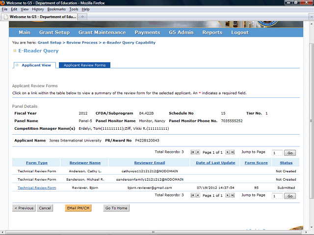 Screen image of this step