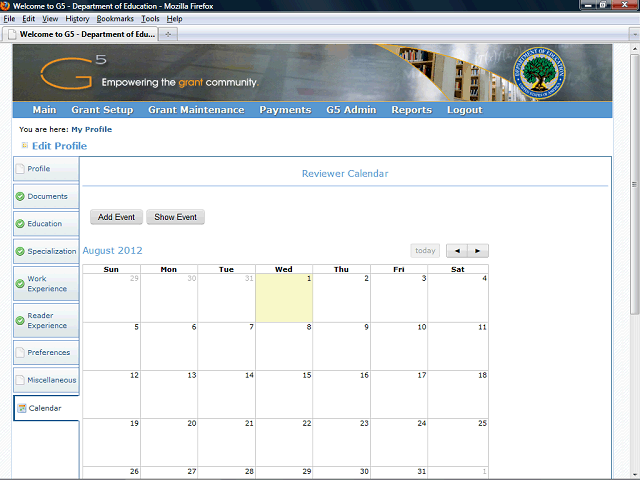 Screen image of this step