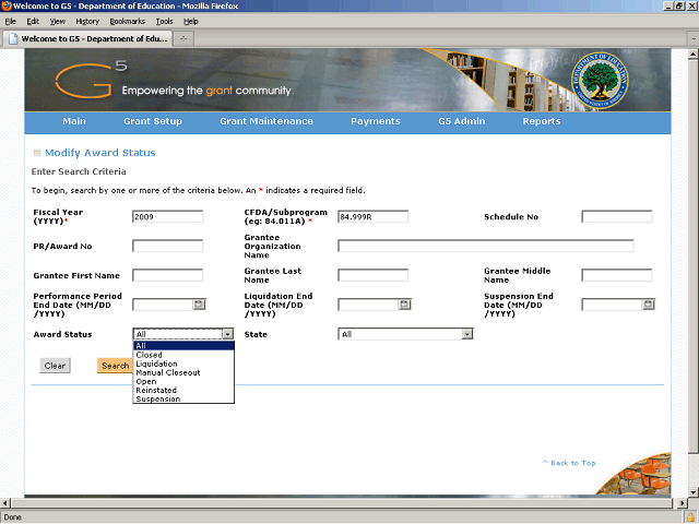 Screen image of this step