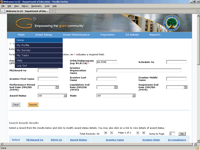 Screen image of this step