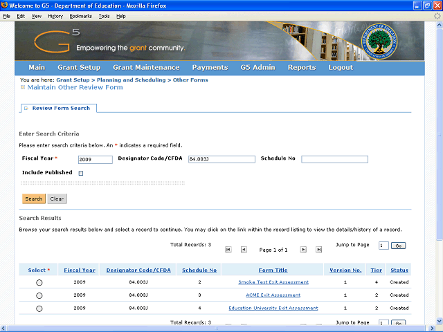 Screen image of this step