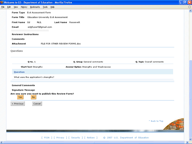 Screen image of this step