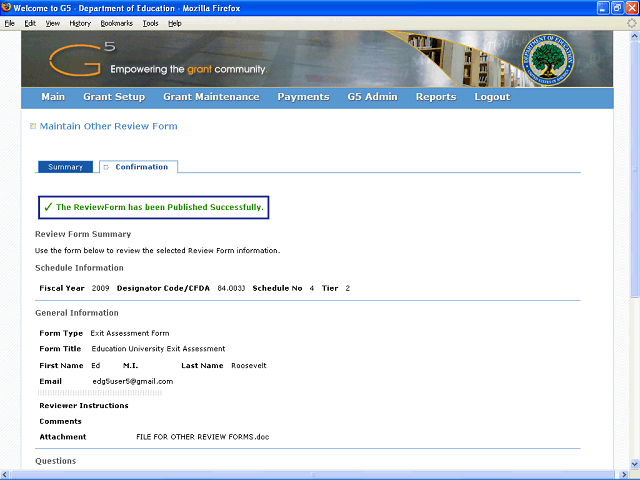 Screen image of this step